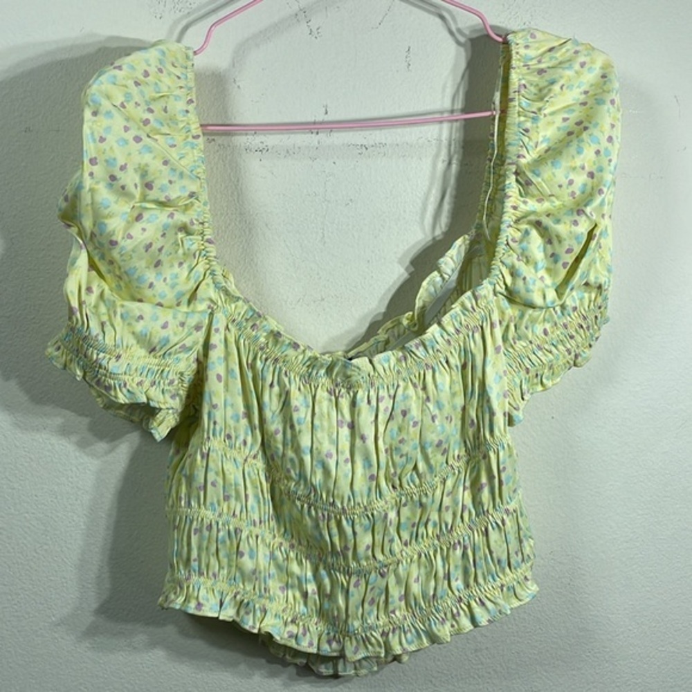 (A3) ZARA SATIN EFFECT PRINTED TOP, size L - Picture 7 of 13